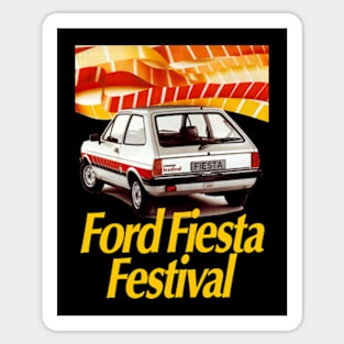 FORD FIESTA FESTIVAL - advert Sticker